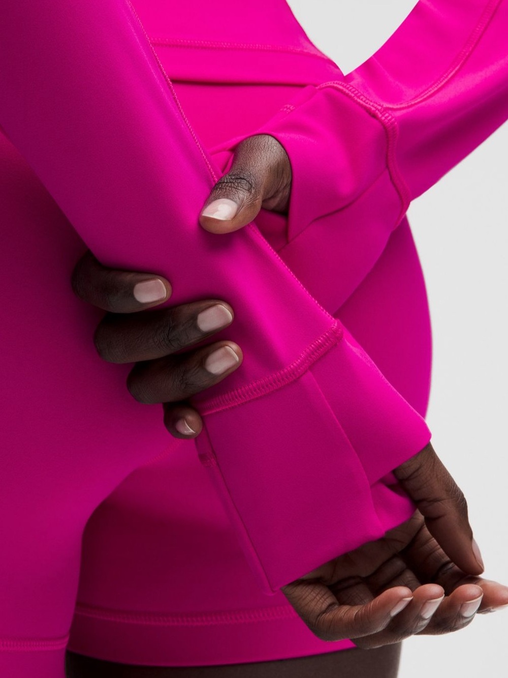 Lululemon Define Cropped Jacket Pink Flare Size 2 Sz 2 - Picture 6 of 6